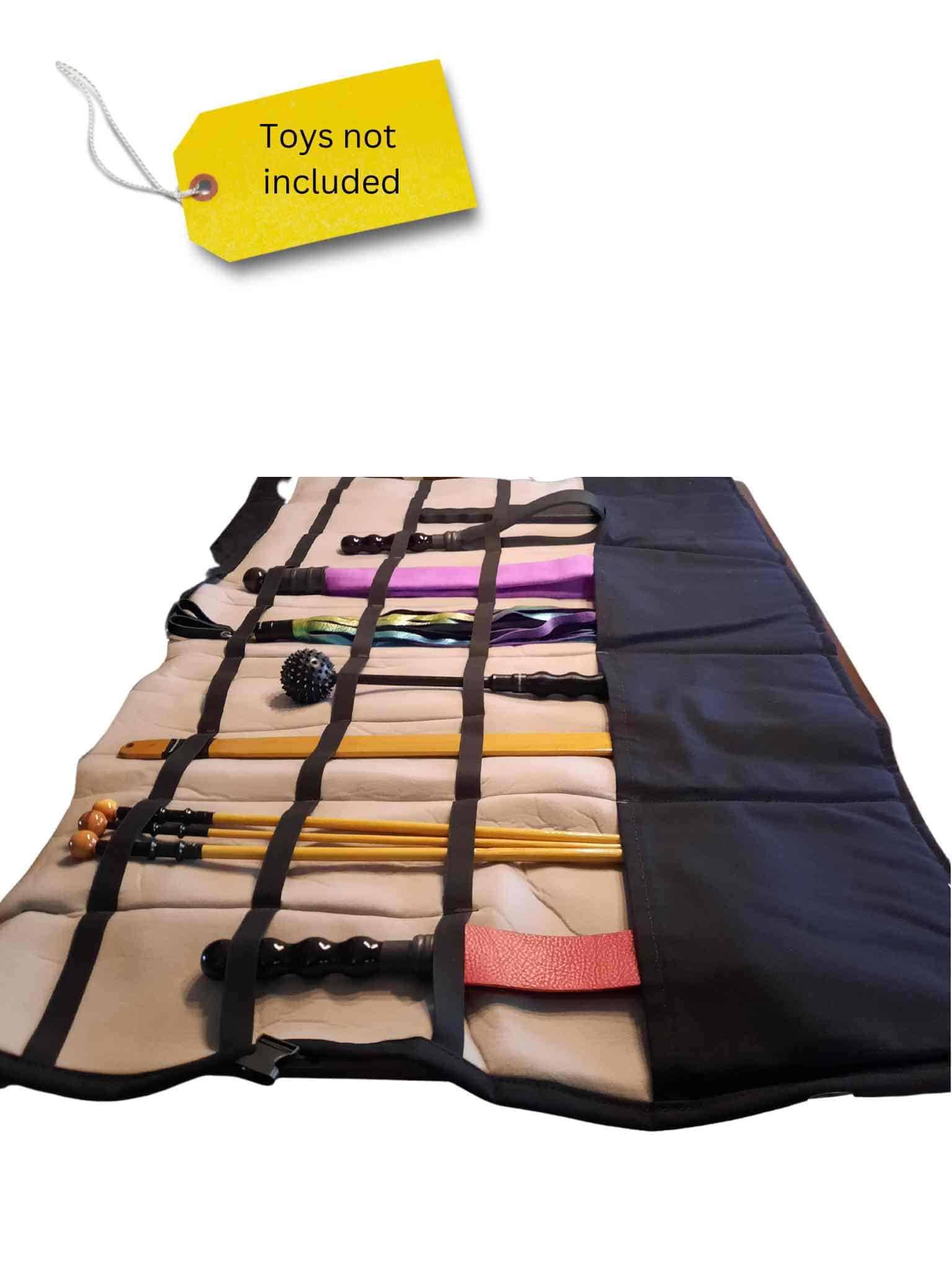 Roll Up Canvas Toy Case Bag | The Accidental Swingers